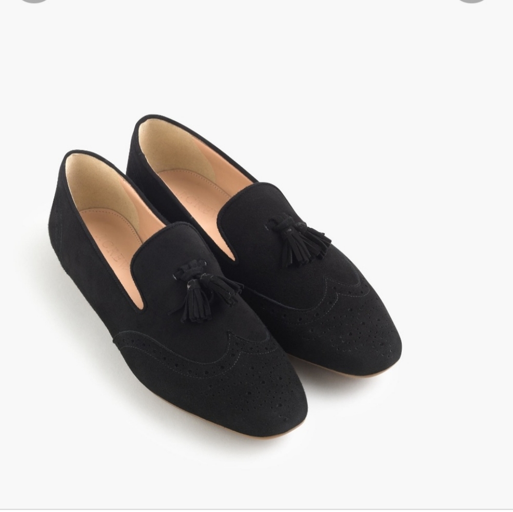 NIB J.Crew Georgie Suede loafers. Size 6 1/2.